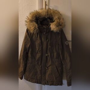 American Eagle Sherpa Lined Utility Parka Size Medium